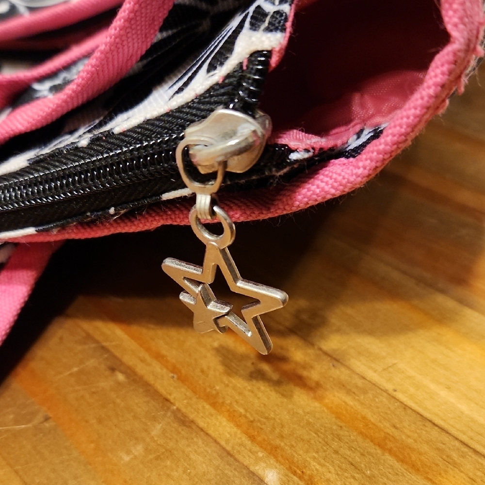 Stylish Black and Pink Tote Bag - Picture 3 of 3